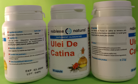 ULEI de CATINA 500mg, 30 capsule, Noblesse Natural [1]