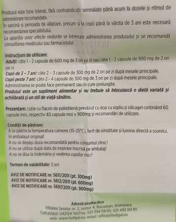 ULEI de CATINA CAPSULE MOI, Hofigal [3]