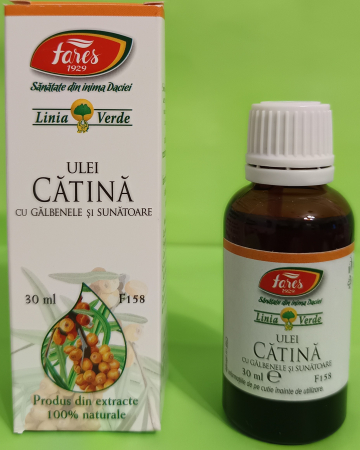 ULEI de CATINA cu GALBENELE si SUNATOARE, F158, 30 ml, Fares la Nana Plafar