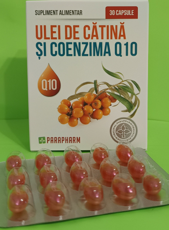 ULEI de CATINA si COENZIMA Q10, 30 capsule, Parapharm [1]