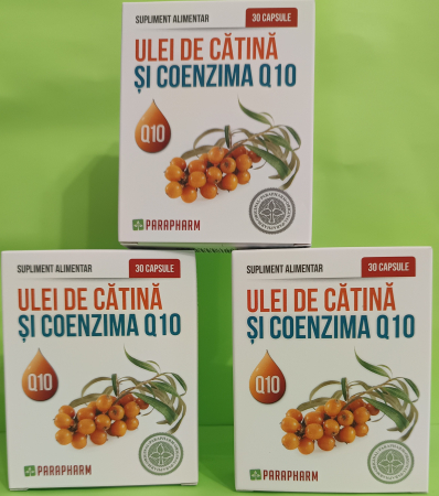 ULEI de CATINA si COENZIMA Q10, 30 capsule, Parapharm