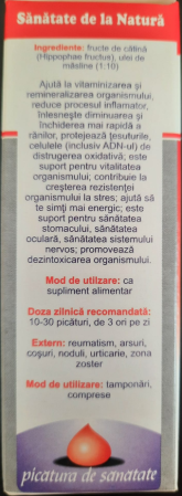 ULEI  de: CATINA, SUNATOARE, MUSETEL, GALBENELE, TATANEASA, 30ML Favisan la Nana Plafar [1]