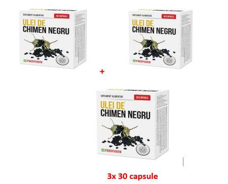ULEI de CHIMEN NEGRU pentru IMUNITATE, 30 capsule, Parapharm la Nana Plafar [3]