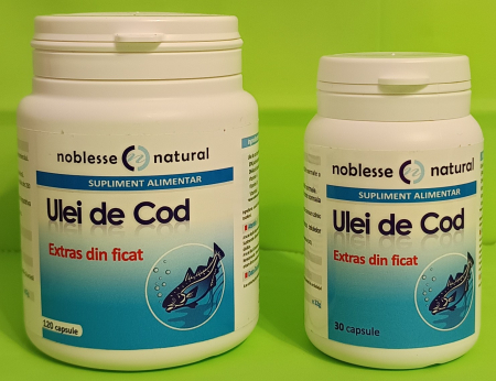 ULEI de COD 500mg, 120 capsule, Noblesse Natural la Nana Plafar [1]
