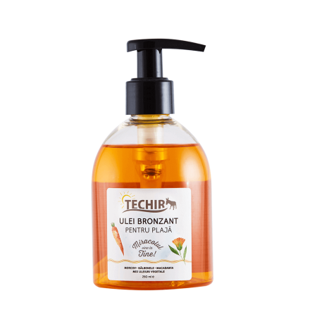 Ulei de corp bronzant pentru plaja, 250 ml, Techir la Nana Plafar