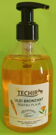Ulei de corp bronzant pentru plaja, 250 ml, Techir la Nana Plafar [1]