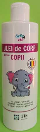 ULEI de CORP pentru COPII BABY4YOU, 250 ml, Tis Farmaceutic