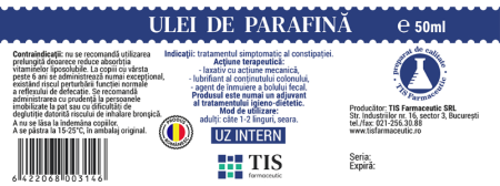 ULEI DE PARAFINA, 50 ml, Tis Farmaceutic la Nana Plafar [1]