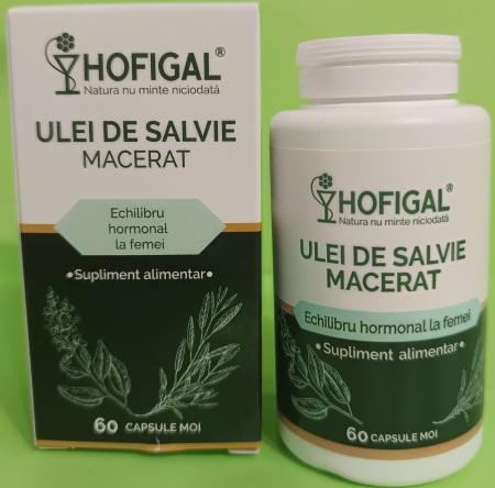 ULEI DE SALVIE MACERAT capsule moi, Hofigal la Nana Plafar