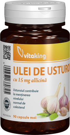 antidiareice - Ulei de usturoi 30 mg - 90 capsule gelatinoase, Vitaking    la Nana Plafar