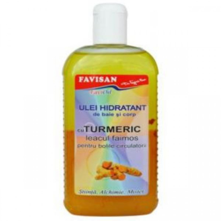 ingrijirea Corpului - ULEI HIDRATANT cu Turmeric Favioil 300ml, Favisan