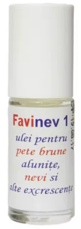 alunite remedii uz extern - Ulei pentru alunite si nevi Favinev, 5 ml, Favisan la Nana Plafar