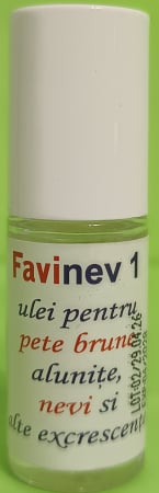 Ulei pentru alunite si nevi Favinev, 5 ml, Favisan la Nana Plafar