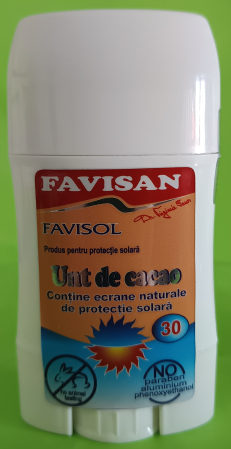 PROTECTIE SOLARA - UNT DE CACAO FPS30 FAVISOL, protecite solara, 60 gr, Favisan