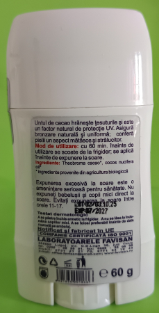 UNT DE CACAO FPS30 FAVISOL, protecite solara, 60 gr, Favisan [1]