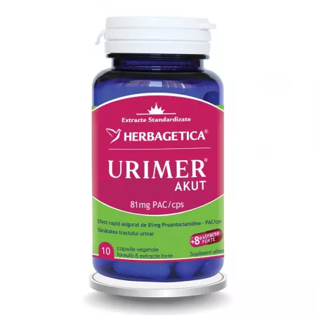 URIMER AKUT capsule Herbagetica la Nana Plafar