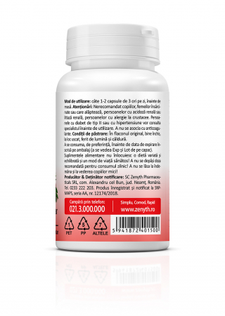 UROHELP Forte, complex infectii urinare, 30 capsule, Zenyth [2]