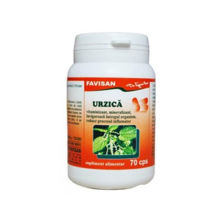 frumusete - URZICA, 70 capsule - FAVISAN  la Nana Plafar