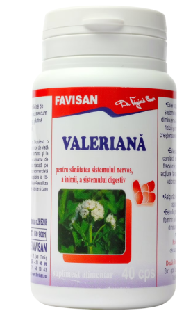 Insomnie - Valeriana, 40 capsule, Favisan