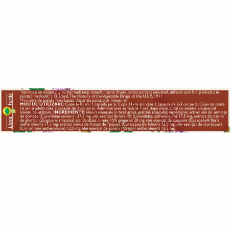 Vermicin Forte, 20 capsule moi, Fares [1]