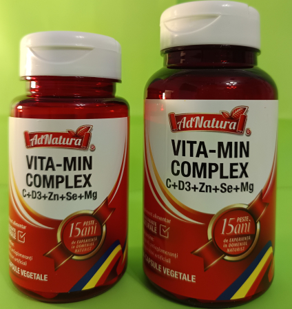 VITA-MIN COMPLEX C+D3+Zn+Se+Mg, AdNatura  la Nana Plafar [2]