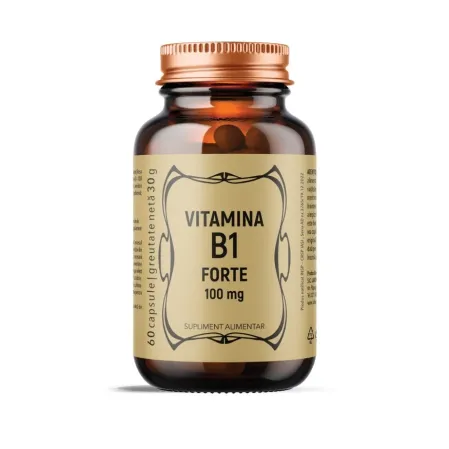 vitamine - VITAMINA B1 Forte TIAMINA, 60 capsule, Remedia