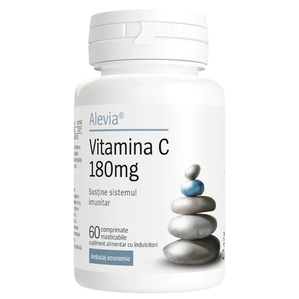 GRIPA si RACEALA - VITAMINA C 180mg, comprimate masticabile, Alevia la Nana Plafar