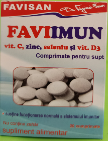 Vitamina C Favisan, 20 comprimate la Nana Plafar [4]