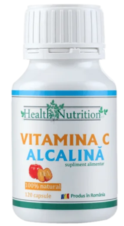 SUPLIMENTE PENTRU ADULTI - Vitamina C ALCALINA, 120 capsule, Health Nutrition la nana plafar