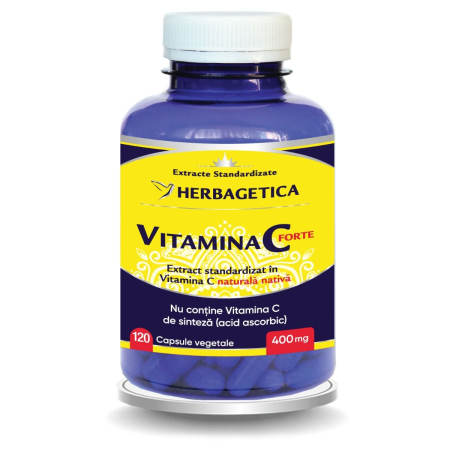 VITAMINA  C Forte, 400 mg, capsule, Herbagetica la Nana Plafar [4]