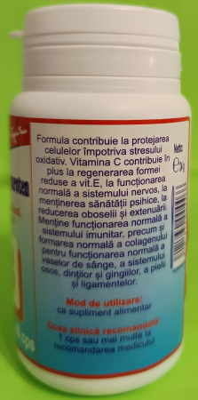 Vitamina C, Vitamina E si Beta-Caroten 40 capsule, FAVISAN [1]