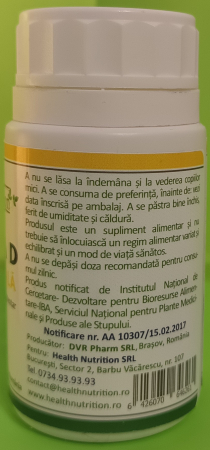 VITAMINA D Naturala, 60 capsule, Health Nutrition la Nana Plafar [3]