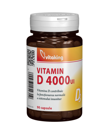 remineralizarea oaselor - VITAMINA D3, capsule Vitaking