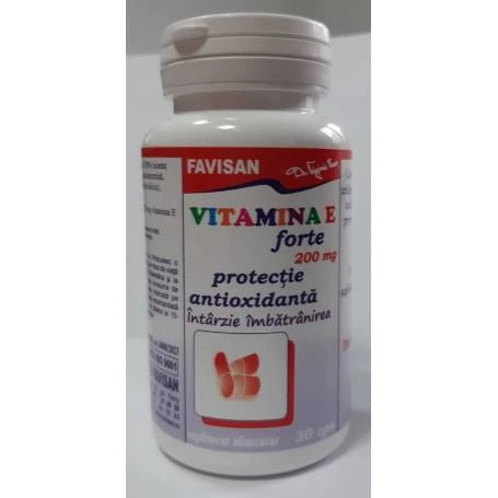 vitamine - VITAMINA E FORTE, 200 mg, 30 capsule, Favisan