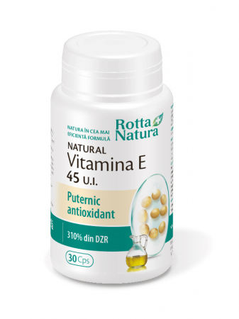potenta si viata sexuala - VITAMINA E Naturala 45 UI 30 capsule Rotta Natura la Nana Plafar