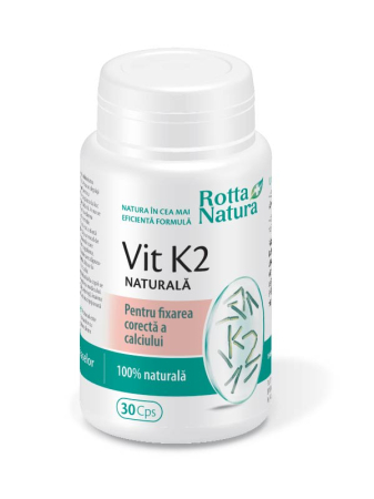 vitamine - VITAMINA K2  75 mcg Naturala, 30 capsule, Rotta Natura