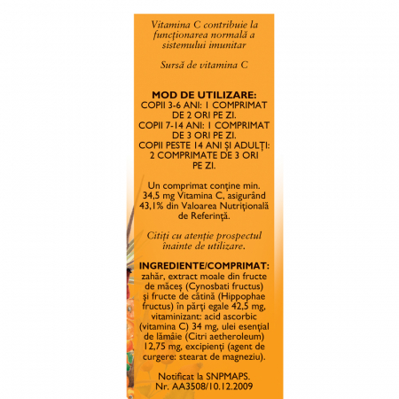 VITAMINIZANT MACESE si CATINA F154, 63 capsule, Fares la Nana Plafar [1]
