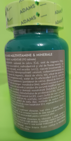 VITAMIX 90 capsule Adams Supplements la Nana Plafar [5]