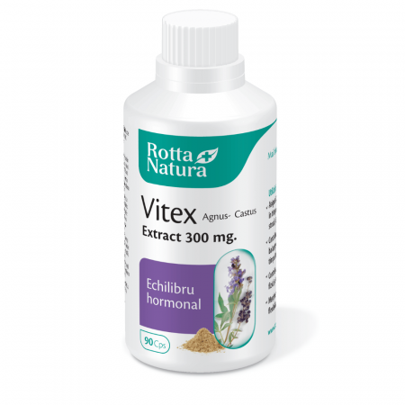 VITEX AGNUS-CASTUS Extract 300mg ECHILIBRU HORMONAL, Rotta Natura [1]