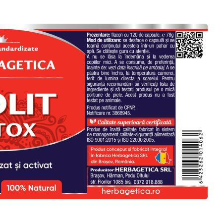 ZEOLIT DETOX, Herbagetica la nana plafar [2]