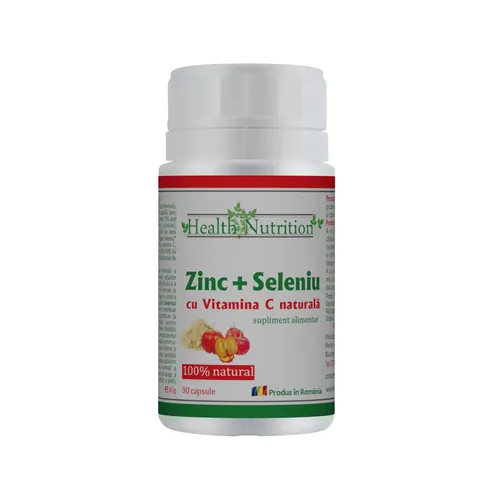 vitamine - ZINC SELENIU si VITAMINA C 90 capsule, Health Nutrition