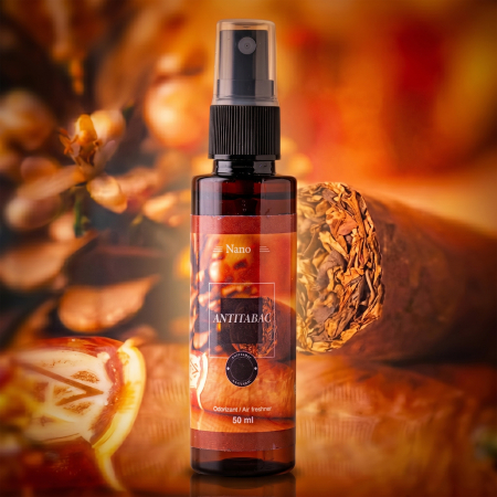 Parfum Auto - Odorizant Auto Luxuriant, Purificator Nano+, Parfum Spray, Antitabac, 50ml
