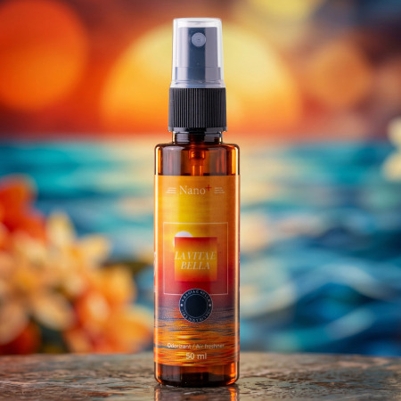 Parfum Auto - Odorizant Auto Luxuriant, Purificator Nano+, Parfum Spray, La Vita e Bella, 50ml