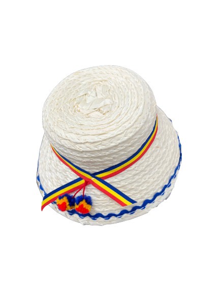 Clop traditional pentru copii, crem-albastru [3]