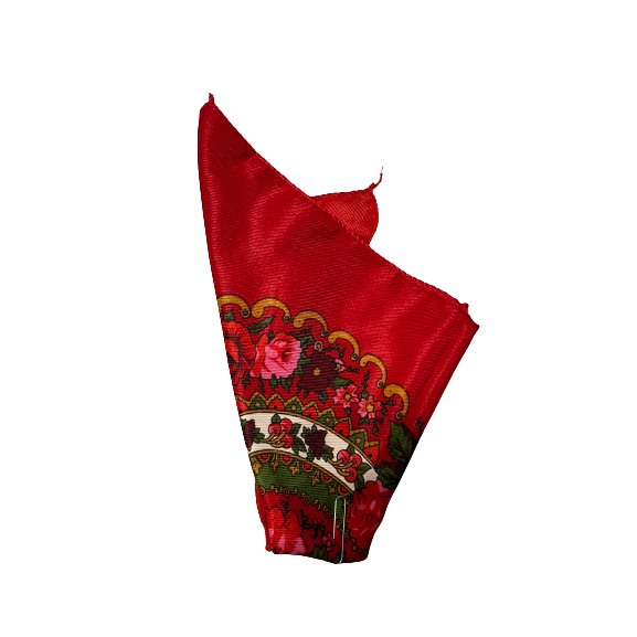 Costum popular fetite cu cojoc, broderie alb/rosu, 4 piese [2]