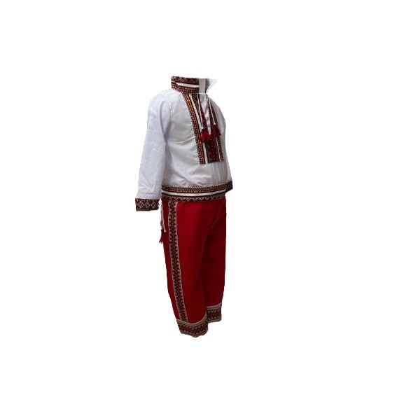 Costum popular pentru baieti, rosu [5]