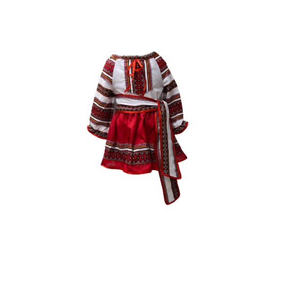 Costum popular pentru fete, rosu [1]