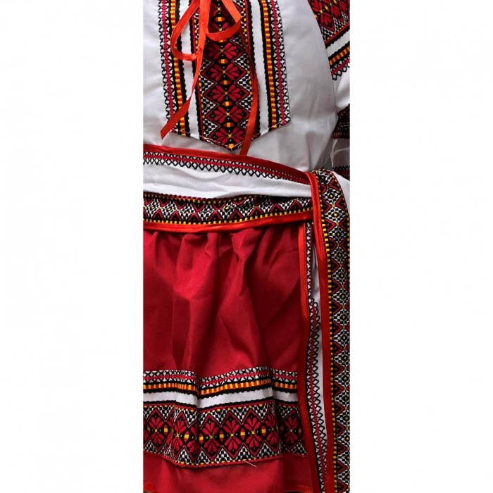 Costum popular pentru fete, rosu [5]