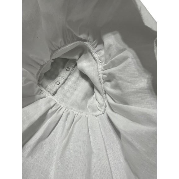 Rochie botez fetite casual, elganta, culoare alba [2]