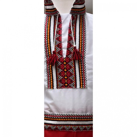 Costum popular pentru baieti, rosu [2]